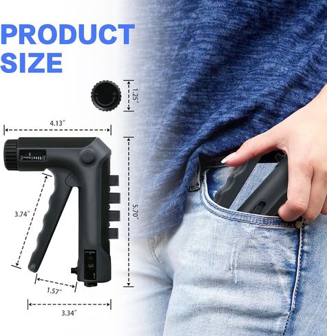HXD-ERGO Grip Strength Trainer with Finger Exerciser, Adjustable Resistance Hand Gripper, Hand Exerciser with Counting for Muscle Building and Injury RecoverStrength in Saudi Arabia