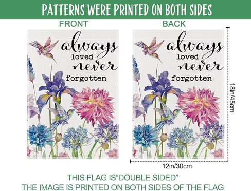 ترحيب الكوبية الربيع الصيف حديقة العلم زهرة زرقاء الزهور 12x18 بوصة مزدوجة من جانب في الهواء الطلق ساحة الأعلام ساحة الأعلام الموسمية للفناء الخارجي الديكور حديقة العلم (الكوبية الزرقاء) in Kuwait