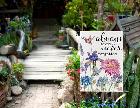 ترحيب الكوبية الربيع الصيف حديقة العلم زهرة زرقاء الزهور 12x18 بوصة مزدوجة من جانب في الهواء الطلق ساحة الأعلام ساحة الأعلام الموسمية للفناء الخارجي الديكور حديقة العلم (الكوبية الزرقاء) in Kuwait