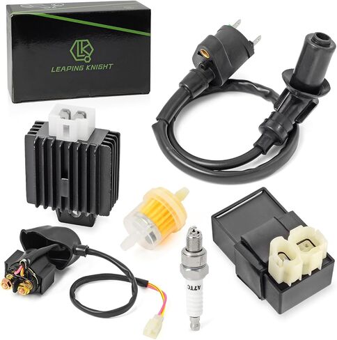 Gy6 Ignition Coil AC CDI Box Solenoid Relay Voltage Regulator Spark Plug for Tomberlin Crossfire 150R Spiderbox 150cc Go karts Parts GY6 150cc Engine Scooter in Saudi Arabia