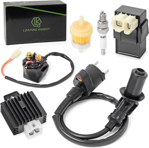 Gy6 Ignition Coil AC CDI Box Solenoid Relay Voltage Regulator Spark Plug for Tomberlin Crossfire 150R Spiderbox 150cc Go karts Parts GY6 150cc Engine Scooter in Saudi Arabia