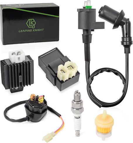 Gy6 Ignition Coil AC CDI Box Solenoid Relay Voltage Regulator Spark Plug for Tomberlin Crossfire 150R Spiderbox 150cc Go karts Parts GY6 150cc Engine Scooter in Saudi Arabia