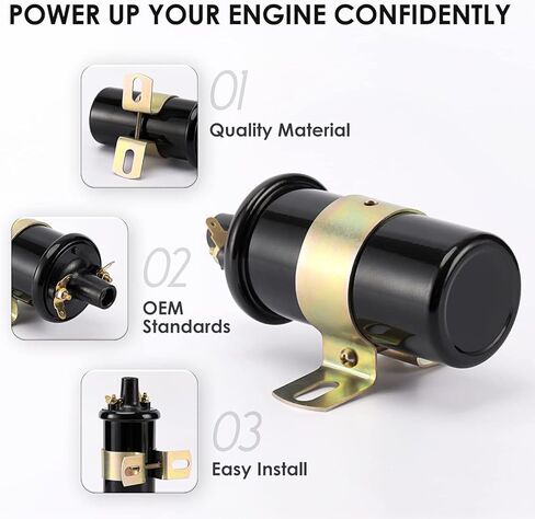 ملف الإشعال لمحرك Kohler K161، K181، K241، K301، K321، K341، بديل لأجزاء OEM 160-01062 41-519-21 41-519-21S 47-145-01 47-145-01S 12581-68900 32080 AM38411 460 -048 in Kuwait