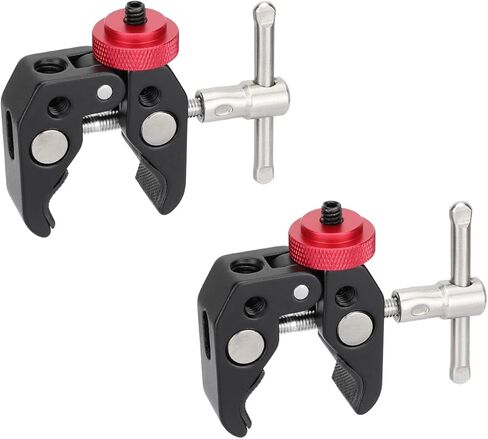 CAMVATE Super Crab Clamp with 1/4"-20 Screw for Microphone Mounts(2-Pack) - 3123 in Saudi Arabia