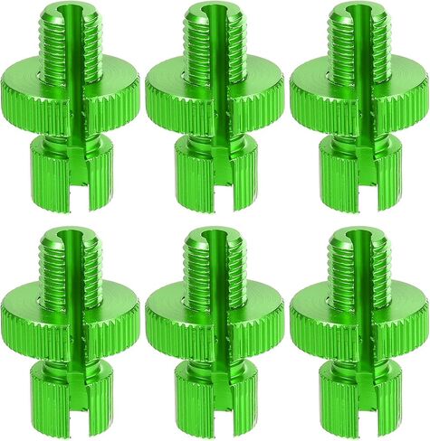 X AUTOHAUX 6 Pcs M10 Brake Clutch Cable Line Adjuster Screw Adjusting Bolt with Slotted for Motorcycle Bike Scooter Aluminum Alloy Black in Saudi Arabia