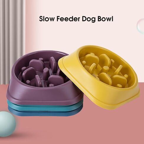 أطباق الكلاب ذات التغذية البطيئة من Furry Friends World، تتميز بتصميم ألغاز مضاد للاختناق ووظيفة مضادة للانزلاق. صُنعت لإبطاء تناول الطعام، وتتضمن متاهة تمنع الانتفاخ من سلالات MED إلى LRG (الأزرق) in Kuwait