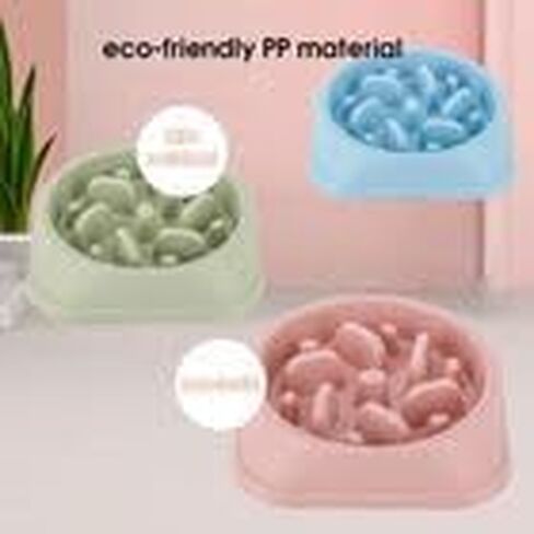 أطباق الكلاب ذات التغذية البطيئة من Furry Friends World، تتميز بتصميم ألغاز مضاد للاختناق ووظيفة مضادة للانزلاق. صُنعت لإبطاء تناول الطعام، وتتضمن متاهة تمنع الانتفاخ من سلالات MED إلى LRG (الأزرق) in Kuwait