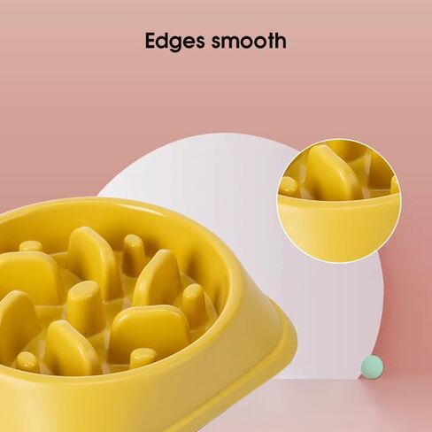 أطباق الكلاب ذات التغذية البطيئة من Furry Friends World، تتميز بتصميم ألغاز مضاد للاختناق ووظيفة مضادة للانزلاق. صُنعت لإبطاء تناول الطعام، وتتضمن متاهة تمنع الانتفاخ من سلالات MED إلى LRG (الأزرق) in Kuwait