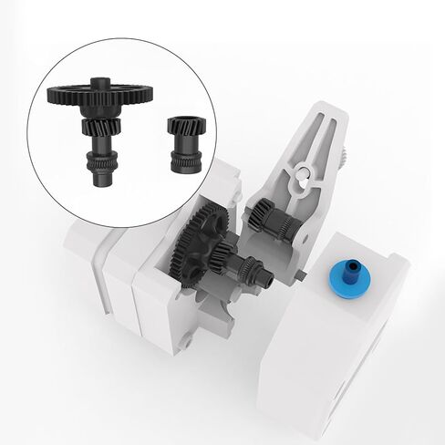 Imdinnogo 3D Printing Extruder Upgrade Accessories BM Nano-Coating Helical Gear Kit High Strength CNC Skeletonized POM-Gears Applicable to VoronLegacy Voron2.4 VoronTrident CW1 CW2 Bczamd in Saudi Arabia