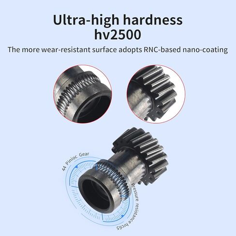 Imdinnogo 3D Printing Extruder Upgrade Accessories BM Nano-Coating Helical Gear Kit High Strength CNC Skeletonized POM-Gears Applicable to VoronLegacy Voron2.4 VoronTrident CW1 CW2 Bczamd in Saudi Arabia
