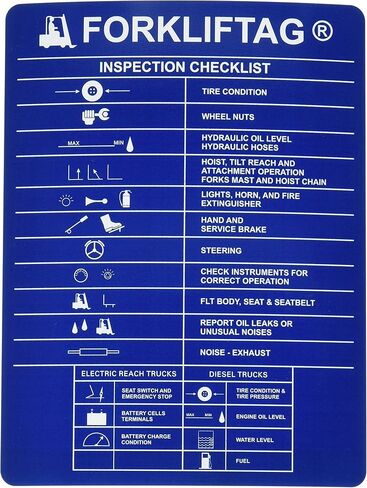 Brady FLT-ETSI 583, FORKLIFT TAG INSERTS (100 Tags) in Saudi Arabia
