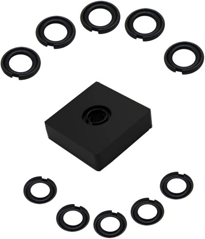 (5 + 5 مجموعات) 3/8 بوصة و1/2 بوصة مشبك حلقة احتكاك للاحتفاظ بالصدمات مع حلقة دائرية لميلووكي مفتاح ربط الصدمات الكهربائي/الهوائي، تتضمن أداة تثبيت سندان حلقة قفل الصدمات in Kuwait