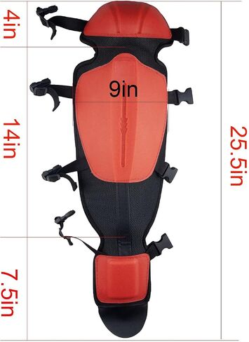 Extolern Shin Guard Brush With Comfortable Sponge Pad, Leg Guard And Knee Guard, Used For Cutting Grass in Saudi Arabia
