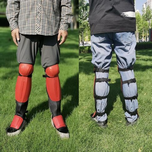Extolern Shin Guard Brush With Comfortable Sponge Pad, Leg Guard And Knee Guard, Used For Cutting Grass in Saudi Arabia