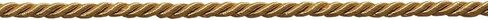DÉCOPRO 16 Yard Value Pack of Small 3/16 inch Gold, Basic Trim Decorative Rope, Style# 0316NL Color: Gold - C4 (50 Feet / 15M) in Saudi Arabia