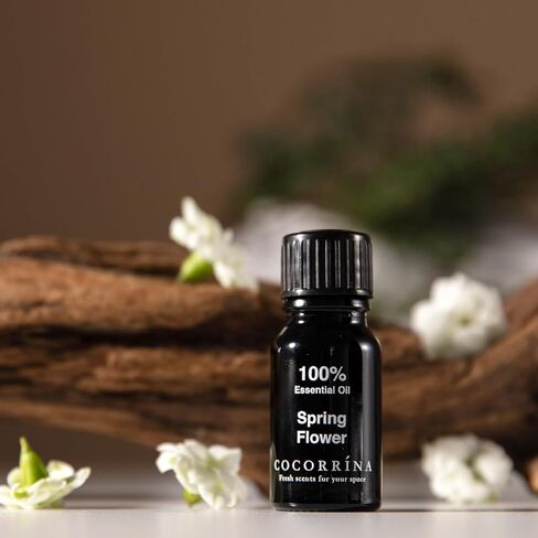 COCORRÍNA Essential Oil Gift Set - 6 Pack / 10ml Pure Essential Oils for Diffusers (Lavender/Fresh Linen/White Tea/Spring Flower/Cedar Balsam/Vanilla) Birthday Gifts in Saudi Arabia