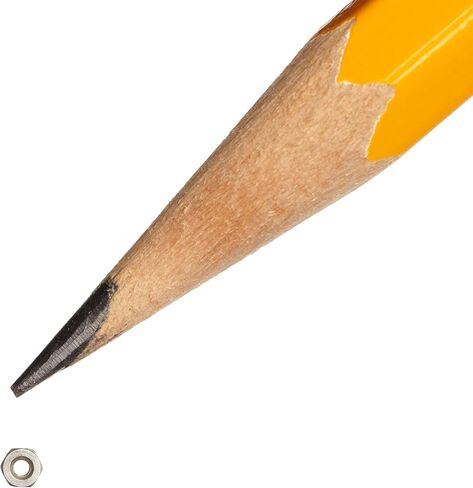 صامولة سداسية صغيرة من الفولاذ المقاوم للصدأ 18-8، لمسة نهائية سادة، مقاس خيط #6-32، عرض 1/4 بوصة عبر الشقق، سمك 3/32 بوصة (عبوة من 100 قطعة) in Kuwait