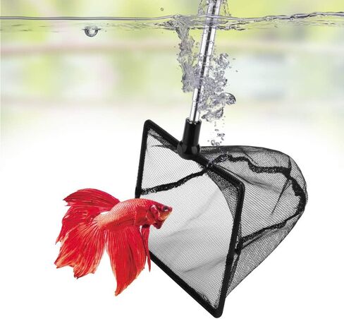 3 Inch Aquarium Fish Net for Betta Fish Tank Nano Nylon Net with Extendable Handle 6-16 Inch, 1 Yr Warranty in Saudi Arabia