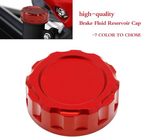 CNC Aluminum Brake Fluid Reservoir Cap Brake Oil Cover Replacement For Kawasaki Ninja 300 400 650 Z400 Z750 Z850 Z1000 ZX-6R ZX10R ZX-25R in Saudi Arabia