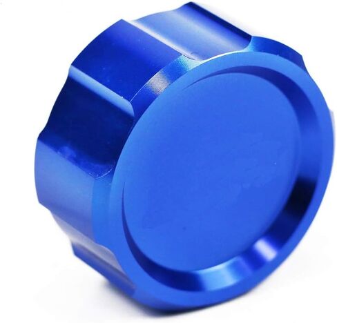 CNC Aluminum Brake Fluid Reservoir Cap Brake Oil Cover Replacement For Kawasaki Ninja 300 400 650 Z400 Z750 Z850 Z1000 ZX-6R ZX10R ZX-25R in Saudi Arabia