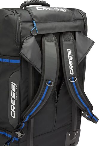 Cressi Strong Large Capacity Roller Luggage Bag 140L with Shoulder Straps - Jumbo: Designed in Italy in Saudi Arabia