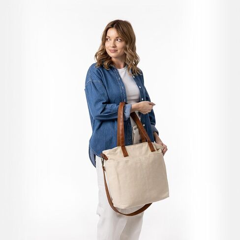 Simple Modern Canvas Tote Bag for Women in Saudi Arabia