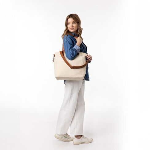 Simple Modern Canvas Tote Bag for Women in Saudi Arabia