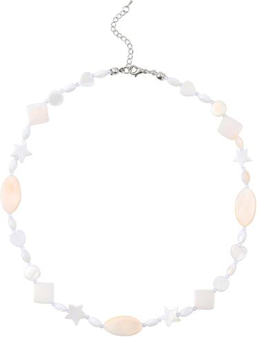 Pearl Choker Layered Necklace, Colorful Zircon Dainty Beaded Choker Necklace for Women Girls, Double Layers Stitching Natural Freshwater Pearl Necklace Fashion Jewelry Gift in Saudi Arabia
