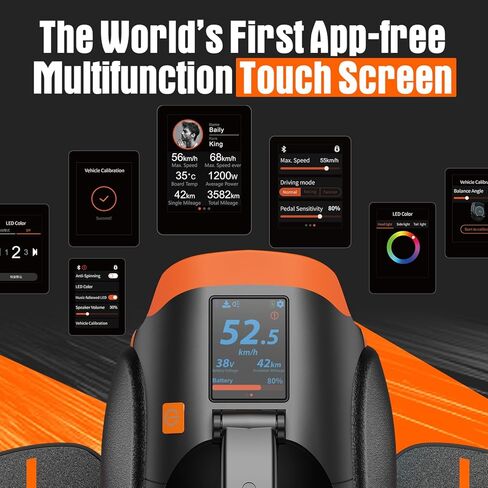 Inmotion Electric Unicycle for Adults 16 Inch Self-Balancing One Wheel EUC, Portable Monowheel for Urban Commuting in Kuwait