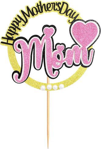 عيد الأم السعيد، كعكة توبر، كعكة توبر، كعكة مستديرة، توبر، حفلة، تزيين الكيك لعيد الأم (القلب) in Kuwait