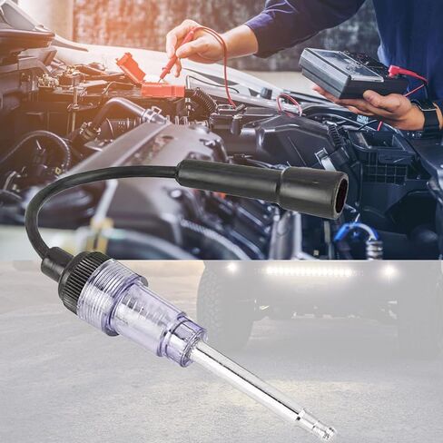 GKmow 1 PC Metal Head Automotive Spark Plug Ignition Tester, Universal Armature Diagnostic Detector Tool, for Cars, Trucks, Motorcycles, Lawn Mowers, Chainsaws, Trimmers, Snow Blowers (Black) in Saudi Arabia