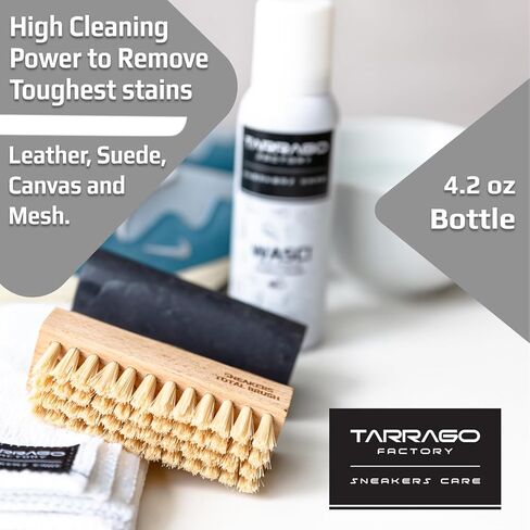 مجموعة التنظيف العميق والعناية الكاملة للأحذية الرياضية من تاراجو WASC - حل تنظيف احترافي مع الفرش والقماش in Kuwait