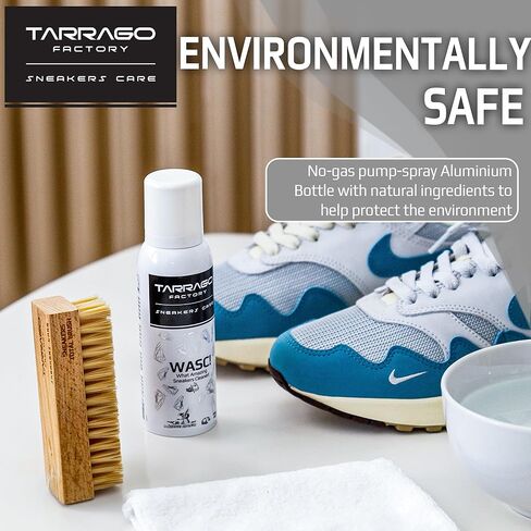 مجموعة التنظيف العميق والعناية الكاملة للأحذية الرياضية من تاراجو WASC - حل تنظيف احترافي مع الفرش والقماش in Kuwait