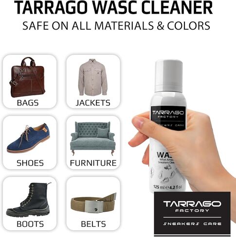 مجموعة التنظيف العميق والعناية الكاملة للأحذية الرياضية من تاراجو WASC - حل تنظيف احترافي مع الفرش والقماش in Kuwait