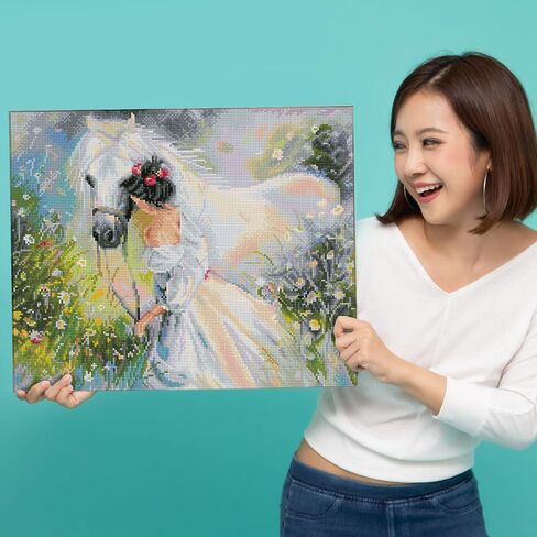 DIAMOND DOTZ ® - Field of Dreams, Full Drill, Square Dotz, Horse Diamond Art, Horse Diamond Painting Kits, Diamond Art Horse, Diamond Painting Horse, Horse Painting Kit, Diamond Painting Kits Horses, in Saudi Arabia