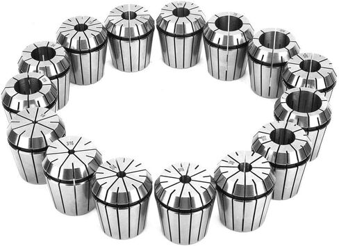 R8-ER40 Collet Chuck Holder, R8-ER40 Collet Set R8 Shank Collet Chuck Holder + 15Pcs ER40 Collets For Milling Machines in Saudi Arabia