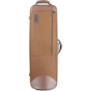 حافظة Omebaige Trombone لـ Bb/F Tenor Trombone مع ملحق F، مادة النايلون 1200D Tenor Trombone حافظة مستطيلة مع عجلات، أشرطة ظهر مدمجة حقيبة Trombone Gig in Kuwait