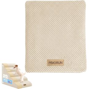 درج الكلاب منحدر للسرير والأريكة حتى 17 ''-خطوات من ثلاث خطوات مع غطاء قابل للغسل ، قاعدة غير قابلة للانزلاق والمنحدر اللطيف ، مثالي للكلاب الصغيرة ، القطط القديمة ، والحيوانات الأليفة ذات الأرجل القصيرة ， الرمادي الرمادي الرمادي in Kuwait