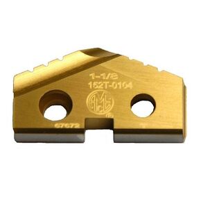 Allied Machine & Engineering 152T-0104 TiN Coated Super Cobalt Original T-A Drill Insert, Series 2, 1-1/8" Diameter (Pack of 2) in Saudi Arabia