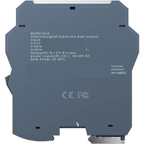 KNKQZXVDF Input 1-5V Analog Signal Isolator 4-20mA 0-10V 0-5V DC24V 1 in 2 Out(Output 1-5V) in Saudi Arabia