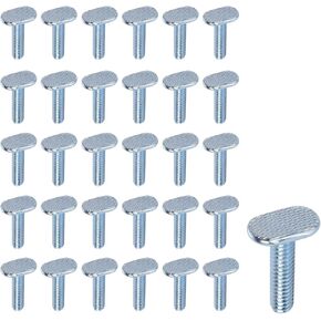 Antrader 1/4"-20 T Track Bolts,30Pcs 1" Long T Slot Bolts for Kayaks Canoes Boats Rails,Fixture Accessories and Woodworking Jigs in Kuwait