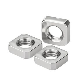 Aacurokei DIN562 Thin Nut M3 M4 M5 M6 M8 M10 M12 A2 Stainless Steel Square Nuts 5-50pcs(M12 (5pcs)) in Kuwait