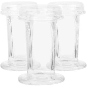 3 قطع من برطمانات تلوين زجاجية سعة 60 مل من NUOBESTY مع أغطية زجاجية، كل منها يحمل 5 شرائح مجهرية، وعلم الأمراض المعملية وبرطمانات تلطيخ الأبحاث لإعداد الشرائح وتخزينها in Kuwait