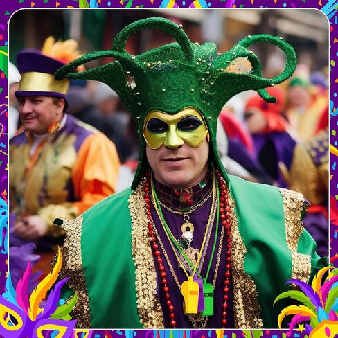 Kingdder 120 جهاز كمبيوتر شخصى Mardi Gras يلقي صفارات بلاستيكية السائبة مع الحبل Mardi Gras Accessories بصوت عال هش صوت صفارات جائزة هدية لحزب موكب كرنفال عطلة عيد ميلاد in Saudi Arabia