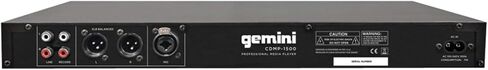 Gemini CDMP Series CDMP-1500 مشغل موسيقى احترافي مقاس 19 بوصة بحجم 1U على حامل واحد CD/MP3/USB (متجدد) in Kuwait