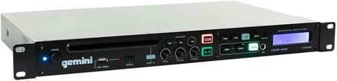 Gemini CDMP Series CDMP-1500 مشغل موسيقى احترافي مقاس 19 بوصة بحجم 1U على حامل واحد CD/MP3/USB (متجدد) in Kuwait