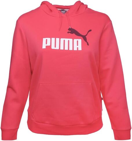 PUMA Women's Essentials Logo Fleece Hoodie (Available in Plus Sizes), Malachite, X-Large in Saudi Arabia