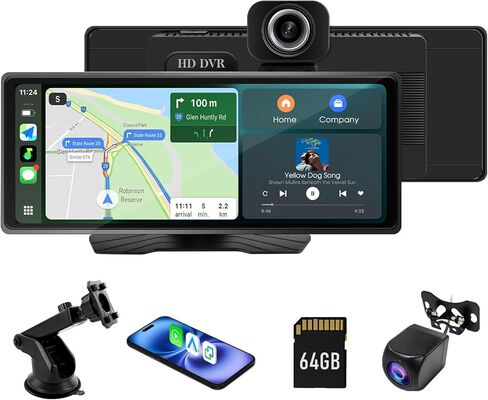 7" Portable Wireless CarPlay & Android Auto Car Stereo with Backup Camera, 7" HD Touch Screen, GPS, Voice Control, Plug & Play for Older Cars - Universal Fit in Saudi Arabia