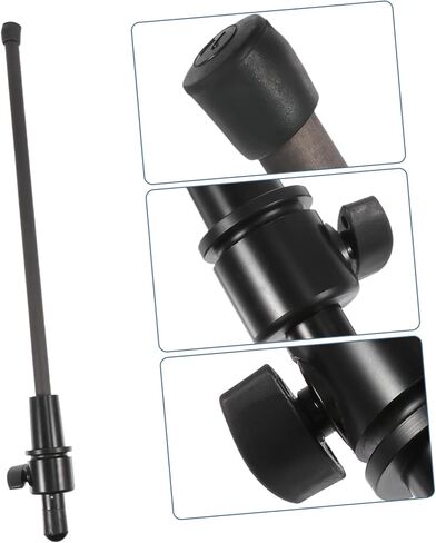 DECHOUS 1pc Fiber Black Double Bass Stand Bass ملحق تستقيم لمشغل التشيلو والأداة in Kuwait