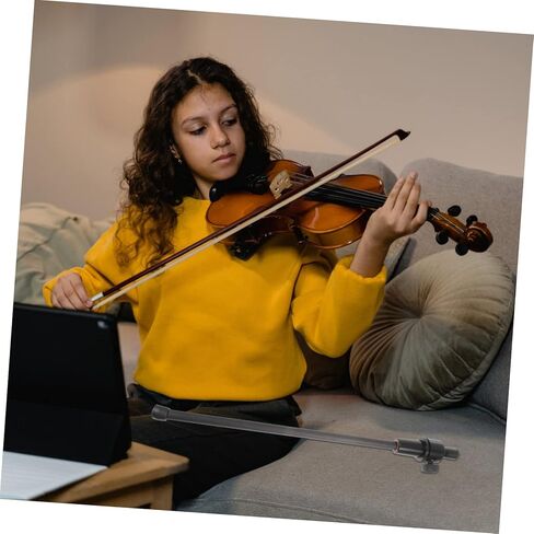 DECHOUS 1pc Fiber Black Double Bass Stand Bass ملحق تستقيم لمشغل التشيلو والأداة in Kuwait
